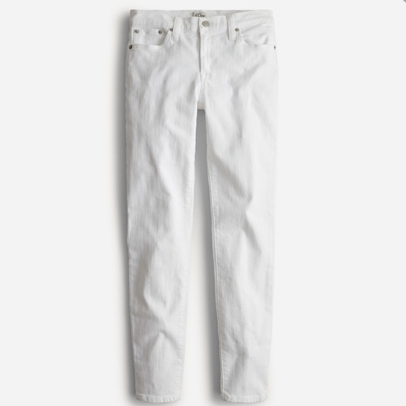 J crew 8” toothpick jeans white wash - Picture 3 of 4